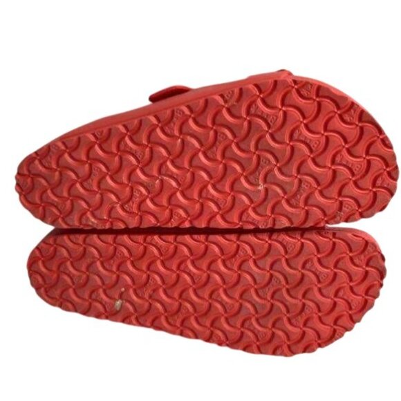 Birkenstock Men's Red Sandals Size 44 EU/ M11 Made In Germany - Picture 3 of 5